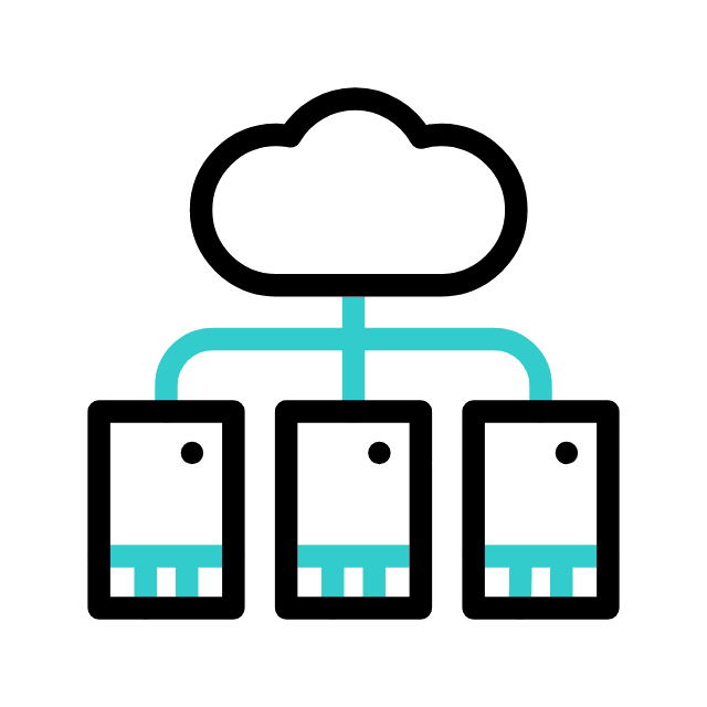 Data Center Infrastructure Icon